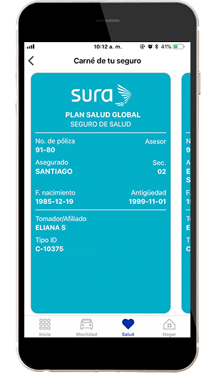 Carné del Seguro de Salud