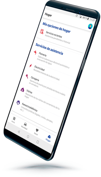 Consulta servicios resientes de hogar